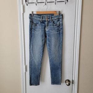 American Eagle Ankle Jeggings Iridescent